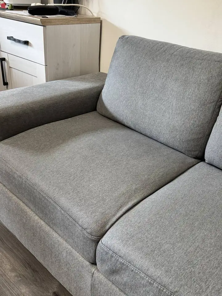 Auréoles sur les coussins, après nettoyage